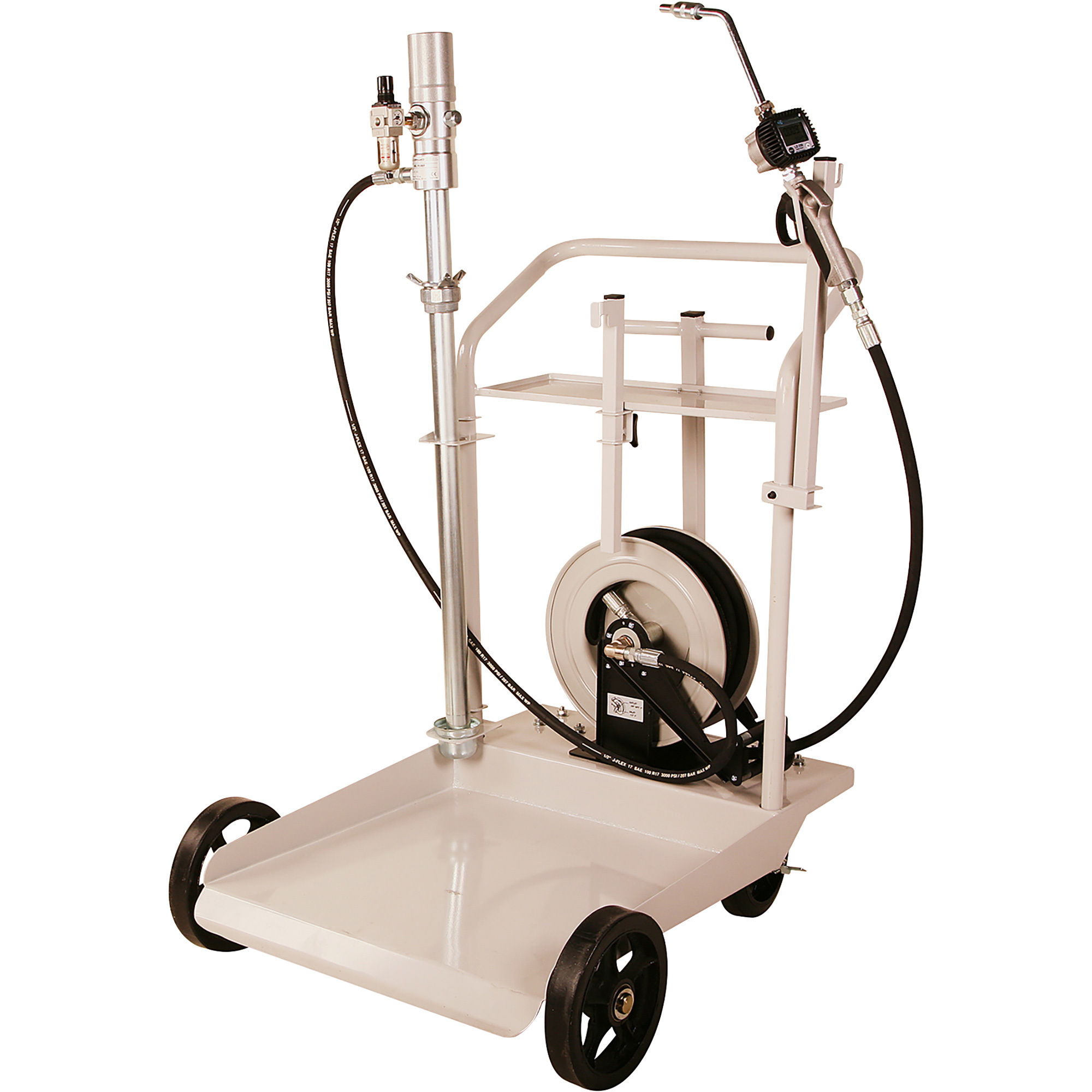 LiquiDynamics Air-Operated Oil Transfer Cart, 55-Gal. Capacity, Model# 20094-S32